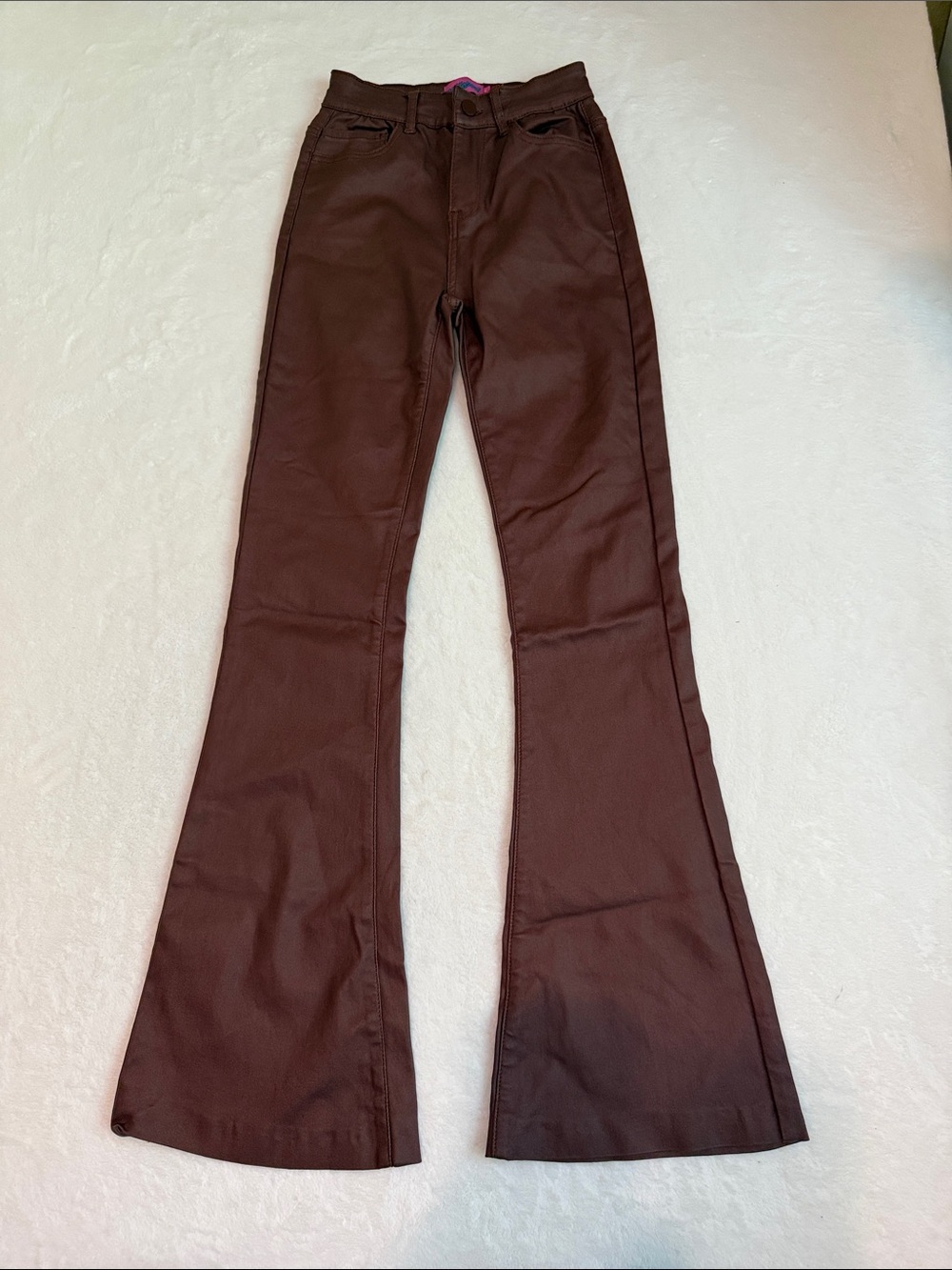 Edikted Brown High-Waist Pants
